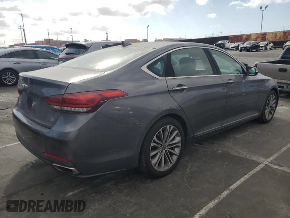 2015 Hyundai Genesis 3.8L with VIN KMHGN4JE6FU049153, listed as a Copart auction lot 71475544 with 87,477 mi miles and Salvage Title. Bid and sale history available at carsss.com. Image 3.