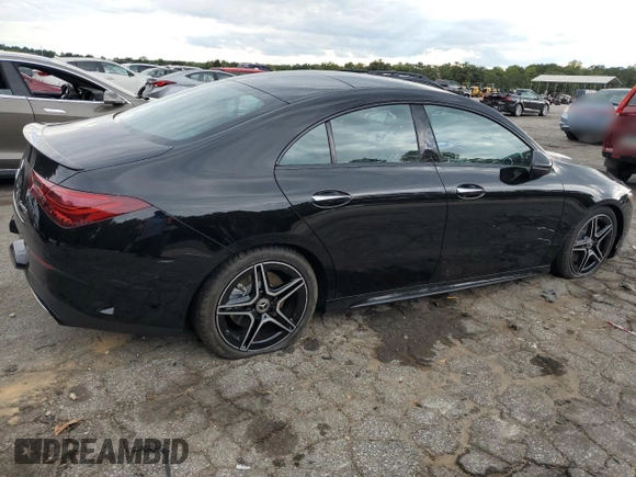 2024 Mercedes-Benz CLA 250 with VIN W1K5J4HB8RN478169, listed as a Copart auction lot 72189374 with 1,839 mi miles and Salvage title. Bid and sale history available at DreamBid. Image 3.