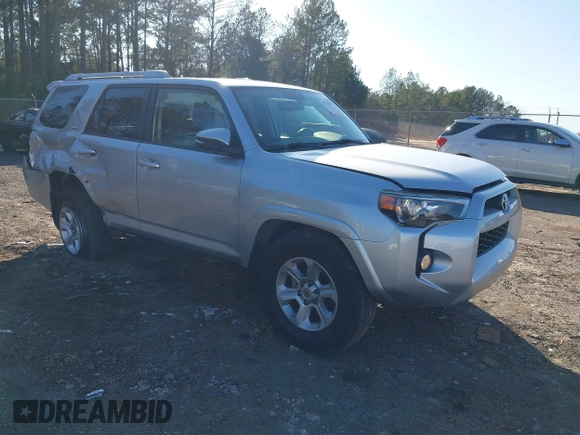 2017 Toyota 4Runner SR5 with VIN JTEZU5JR2H5153527, listed as a IAAI auction lot 41352819 with 109,868 mi miles and . Bid and sale history available at DreamBid. Image 1.