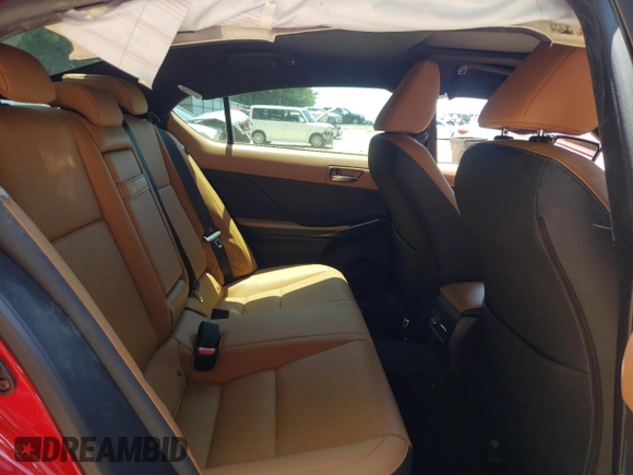 2025 Lexus IS 350 F Sport with VIN JTHBZ1B26S5084039, listed as a Copart auction lot 57502865 with 9,647 mi miles and Salvage title. Bid and sale history available at DreamBid. Image 10.