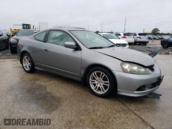 2005 Acura RSX with VIN JH4DC54855S010233, listed as a Copart auction lot 69376364 with 133,413 mi miles and Salvage Title. Bid and sale history available at carsss.com. Image 4.