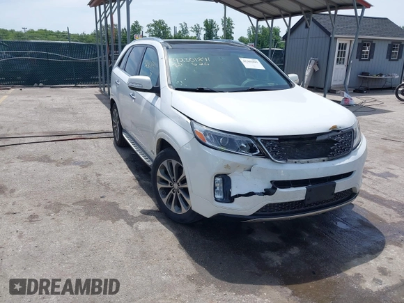 2014 Kia Sorento SX z VIN 5XYKWDA70EG541044, wystawiony jako IAAI lot #42301841 z przebiegiem 196 550 mil mil oraz . Historia ofert i sprzedaży dostępna na DreamBid. Obrazek 1.