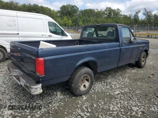1992 Ford F-150 with VIN 1FTDF15Y7NPA55225, listed as a Copart auction lot 72142614 with 0 mi miles and Salvage Title. Bid and sale history available at carsss.com. Image 3.