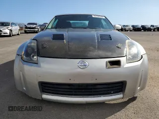 2005 Nissan 350Z with VIN JN1AZ34D55M609063, listed as a Copart auction lot 76796544 with 114,080 mi miles and Salvage Title. Bid and sale history available at DreamBid. Image 5.