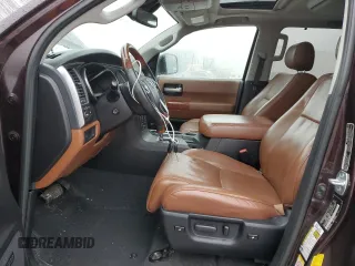 2019 Toyota Sequoia Platinum with VIN 5TDDY5G15KS167508, listed as a Copart auction lot 45140485 with 117,197 mi miles and Salvage Title. Bid and sale history available at carsss.com. Image 7.