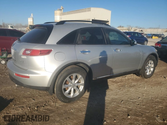 2006 Infiniti FX with VIN JNRAS08W86X202415, listed as a Copart auction lot 83465124 with 245,238 mi miles and Clean title. Bid and sale history available at DreamBid. Image 3.