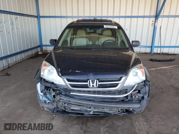 2011 Honda CR-V EX-L with VIN 5J6RE3H75BL036872, listed as a Copart auction lot 46544685 with 180,879 mi miles and Salvage Title. Bid and sale history available at carsss.com. Image 5.
