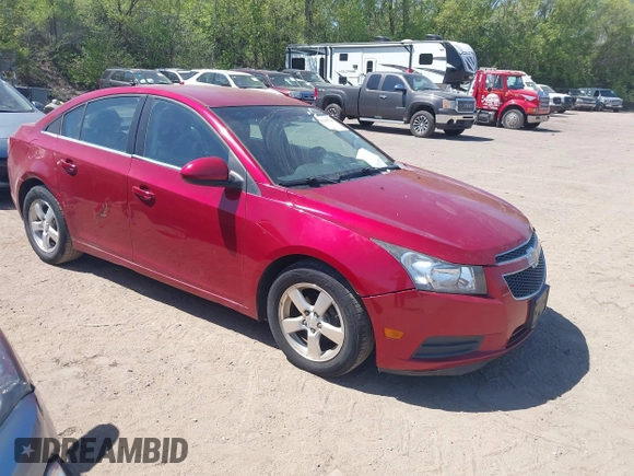 2013 Chevrolet Cruze 1LT with VIN 1G1PC5SB9D7134884, listed as a IAAI auction lot 42209709 with 138,907 mi miles and . Bid and sale history available at DreamBid. Image 1.