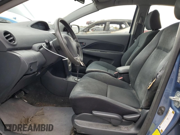 2012 Toyota Yaris with VIN JTDBT4K3XCL017521, listed as a Copart auction lot 51527255 with 173,731 mi miles and Salvage Title. Bid and sale history available at carsss.com. Image 7.