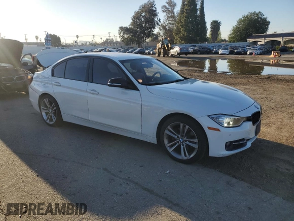 2015 BMW 3 Series 328i with VIN WBA3A5C5XFF610652, listed as a Copart auction lot 48208295 with 88,194 mi miles and Salvage Title. Bid and sale history available at carsss.com. Image 4.