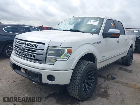 2013 Ford F-150 XL with VIN 1FTFW1ET5DFB01619, listed as a IAAI auction lot 41109292 with 247,785 mi miles. Bid and sale history available at carsss.com. Image 17.