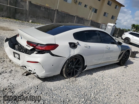 2020 BMW 8 Series M850i with VIN WBAGV8C05LCE22486, listed as a Copart auction lot 66358114 with 50,439 mi miles and Non Repairable. Bid and sale history available at carsss.com. Image 3.