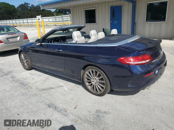 2018 Mercedes-Benz C 43 AMG with VIN WDDWK6EB6JF667015, listed as a Copart auction lot 75165524 with Not provided miles and Non repairable. Bid and sale history available at DreamBid. Image 2.
