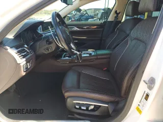 2016 BMW 7 Series 750i with VIN WBA7F0C56GGM20770, listed as a Copart auction lot 75985684 with 92,142 mi miles and Salvage Title. Bid and sale history available at carsss.com. Image 7.