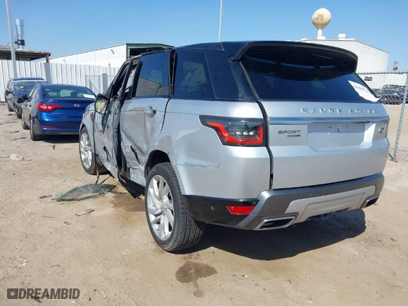 2019 Land Rover Range Rover Sport HSE with VIN SALWR2RV3KA818144, listed as a IAAI auction lot 41859731 with 57,303 mi miles. Bid and sale history available at carsss.com. Image 3.