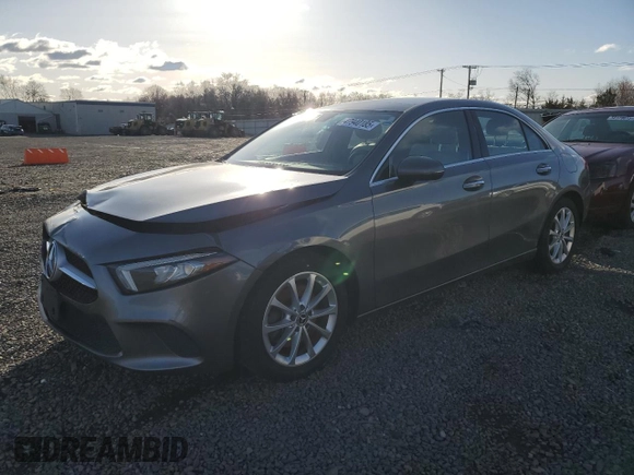 2020 Mercedes-Benz A 220 with VIN W1K3G4FB5LJ233031, listed as a Copart auction lot 47940185 with 73,184 mi miles and Salvage Title. Bid and sale history available at DreamBid. Image 1.