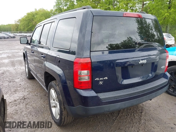 2014 Jeep Patriot Latitude with VIN 1C4NJRFB3ED661196, listed as a IAAI auction lot 42338511 with 101,686 mi miles and . Bid and sale history available at DreamBid. Image 3.
