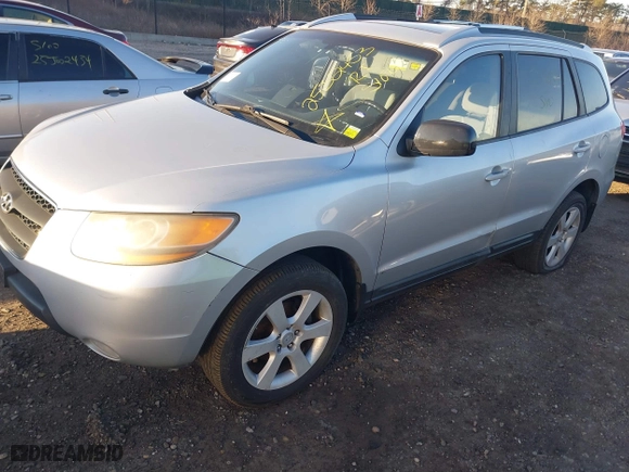 2008 Hyundai Santa Fe SE with VIN 5NMSH13E98H130272, listed as a IAAI auction lot 41766164 with 999,999 mi miles. Bid and sale history available at carsss.com. Image 2.