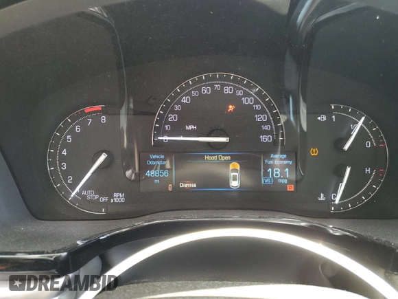 2019 Cadillac XT5 Luxury AWD with VIN 1GYKNDRS0KZ229941, listed as a Copart auction lot 49457315 with 48,856 mi miles and Salvage Title. Bid and sale history available at carsss.com. Image 9.