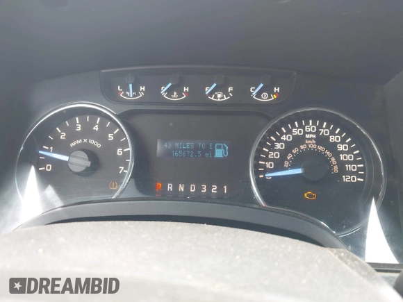 2012 Ford F-150 XL with VIN 1FTFW1EF5CFC22269, listed as a IAAI auction lot 42513538 with 165,672 mi miles and . Bid and sale history available at DreamBid. Image 7.