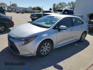 2020 Toyota Corolla LE with VIN 5YFEPRAEXLP121743, listed as a Copart auction lot 50136915 with 127,691 mi miles and Clean Title. Bid and sale history available at carsss.com. Image 1.