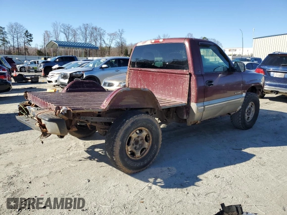 2002 Chevrolet Silverado 1500 LS with VIN 1GCEK14T02Z125766, listed as a Copart auction lot 47997915 with 201,882 mi miles and Salvage Title. Bid and sale history available at carsss.com. Image 3.