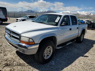 2001 Dodge Dakota Sport with VIN 1B7HG2AN81S245204, listed as a Copart auction lot 46337065 with 265,385 mi miles and Salvage Title. Bid and sale history available at carsss.com. Image 1.