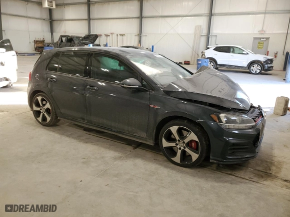 2019 Volkswagen Golf GTI S with VIN 3VW6T7AU3KM015827, listed as a Copart auction lot 88968465 with 0 mi miles and Salvage Title. Bid and sale history available at carsss.com. Image 4.