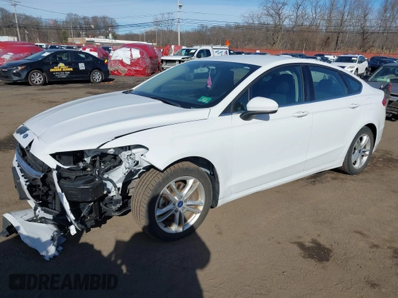 2018 Ford Fusion SE with VIN 3FA6P0HD9JR258618, listed as a IAAI auction lot 41508564 with 54,651 mi miles. Bid and sale history available at carsss.com. Image 19.