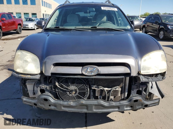 2006 Hyundai Santa Fe GLS with VIN KM8SC73D66U039552, listed as a Copart auction lot 72468624 with 161,221 mi miles and Salvage Title. Bid and sale history available at carsss.com. Image 5.