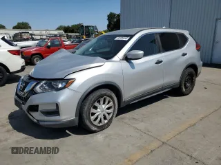 2017 Nissan Rogue S with VIN KNMAT2MT0HP555142, listed as a Copart auction lot 60999595 with 138,404 mi miles and Salvage title. Bid and sale history available at DreamBid. Image 1.