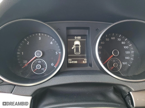 2011 Volkswagen Golf TDI with VIN WVWNM7AJ5BW044618, listed as a Copart auction lot 86911214 with 164,100 mi miles and Salvage Title. Bid and sale history available at carsss.com. Image 9.