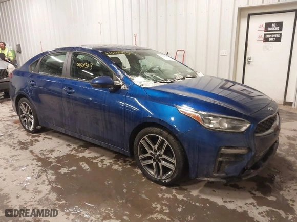 2019 Kia Forte S with VIN 3KPF34AD1KE078193, listed as a IAAI auction lot 41508363 with 81,725 mi miles. Bid and sale history available at carsss.com. Image 1.