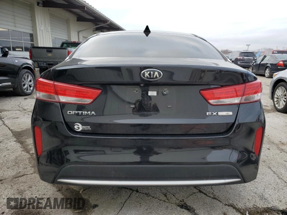 2017 Kia Optima EX with VIN KNAGU4LE4H5012164, listed as a Copart auction lot 44175804 with 82,109 mi miles and Salvage title. Bid and sale history available at DreamBid. Image 6.