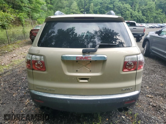 2010 GMC Acadia SLT1 with VIN 1GKLVMED1AJ168764, listed as a Copart auction lot 62559775 with 158,003 mi miles and Clean title. Bid and sale history available at DreamBid. Image 6.