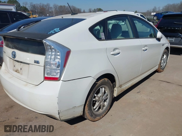2011 Toyota Prius I with VIN JTDKN3DU9B0287236, listed as a IAAI auction lot 41607824 with 211,584 mi miles and . Bid and sale history available at DreamBid. Image 4.