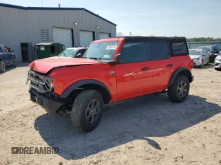 2021 Ford Bronco with VIN 1FMDE5BHXMLA82189, listed as a Copart auction lot 68893784 with 47,142 mi miles and Non Repairable. Bid and sale history available at carsss.com. Image 1.