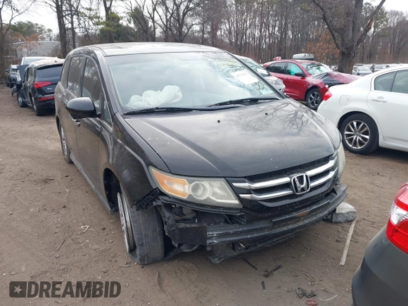 2015 Honda Odyssey EX-L with VIN 5FNRL5H60FB011806, listed as a IAAI auction lot 41791543 with 161,116 mi miles and . Bid and sale history available at DreamBid. Image 12.