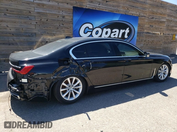 2020 BMW 7 Series with VIN DPSMN178933, listed as a Copart auction lot 53672654 with 37,383 mi miles and . Bid and sale history available at DreamBid. Image 3.