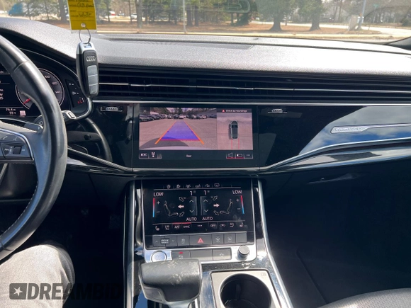 2019 Audi Q8 Premium Plus with VIN WA1EVAF17KD039090, listed as a Copart auction lot 53704905 with 79,894 mi miles and Clean Title. Bid and sale history available at carsss.com. Image 10.