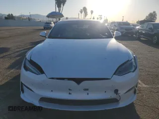 2022 Tesla Model S Plaid with VIN 5YJSA1E66NF467523, listed as a Copart auction lot 49731225 with Not Provided miles and Salvage Title. Bid and sale history available at DreamBid. Image 5.