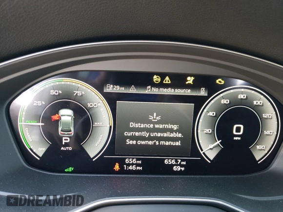 2024 Audi Q5 S line Premium with VIN WA1G2AFY5R2084291, listed as a Copart auction lot 72341454 with 656 mi miles and Salvage title. Bid and sale history available at DreamBid. Image 9.