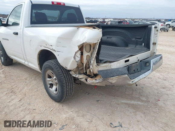 2011 Ram 1500 ST with VIN 3D7JB1EK0BG531606, listed as a IAAI auction lot 41588384 with 169,392 mi miles and . Bid and sale history available at DreamBid. Image 6.