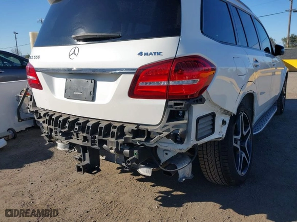 2017 Mercedes-Benz GLS with VIN 4JGDF7DE2HA784150, listed as a IAAI auction lot 41666643 with 88,654 mi miles. Bid and sale history available at carsss.com. Image 6.
