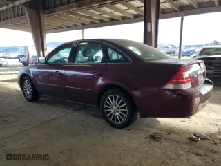 2005 Mercury Montego Premier with VIN 1MEFM42105G617326, listed as a Copart auction lot 44360835 with 0 mi miles and Salvage Title. Bid and sale history available at carsss.com. Image 2.