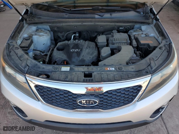 2013 Kia Sorento LX with VIN 5XYKT4A62DG358176, listed as a Copart auction lot 54159245 with 142,367 mi miles and Clean Title. Bid and sale history available at carsss.com. Image 12.
