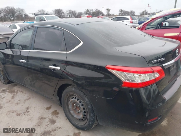 2013 Nissan Sentra SR with VIN 3N1AB7AP8DL660351, listed as a IAAI auction lot 41486461 with 145,587 mi miles. Bid and sale history available at carsss.com. Image 15.