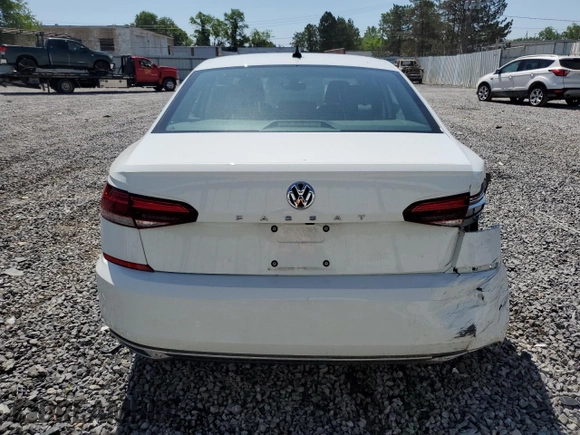 2020 Volkswagen Passat SE z VIN 1VWSA7A38LC025493, wystawiony jako Copart lot #60131125 z przebiegiem 45 060 mil mil oraz Szkoda całkowita • Salvage title. Historia ofert i sprzedaży dostępna na DreamBid. Obrazek 6.