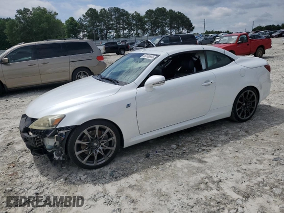 2011 Lexus IS 350 C z VIN JTHFE2C23B2506481, wystawiony jako Copart lot #56899655 z przebiegiem 123 716 mil mil oraz Szkoda całkowita • Salvage title. Historia ofert i sprzedaży dostępna na DreamBid. Obrazek 1.