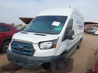 2022 Ford E-Transit Cargo Van with VIN 1FTBW3XK4NKA09599, listed as a IAAI auction lot 41562551 with NaN miles. Bid and sale history available at carsss.com. Image 20.
